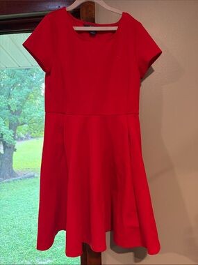Polo by Ralph Lauren Girls' Bright Red Fit & Flare Dress
